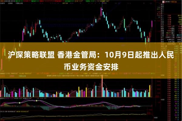 沪深策略联盟 香港金管局：10月9日起推出人民币业务资金安排